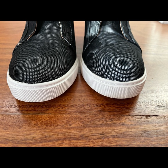 Linea Paolo ‘Felicia’ Wedge Boot Bootie, Camo Net, Size 8 EUC - Picture 7 of 12